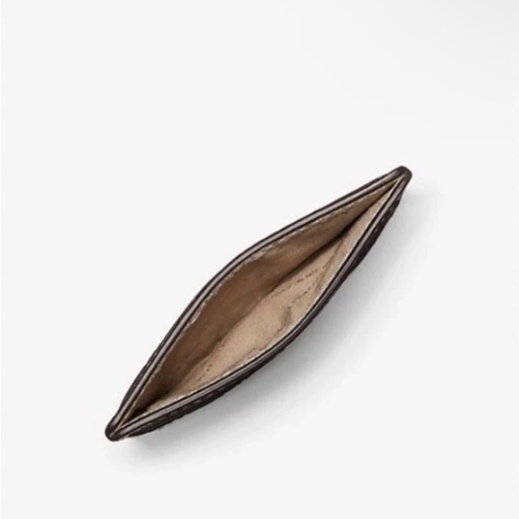 Michael Kors Camel Leather Card Holder - Picture 3 of 3